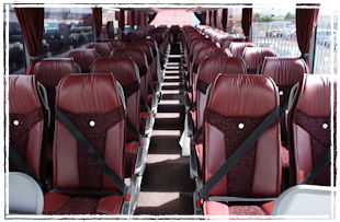  T16 Mercedes Tourismo inside picture,Part leather seats.
