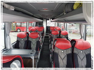  T18 Mercedes Tourino inside picture,Part leather seats.
